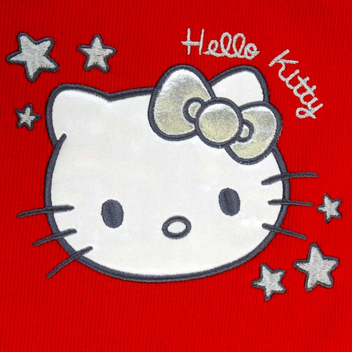 Vestido con Bordado Hello Kitty
