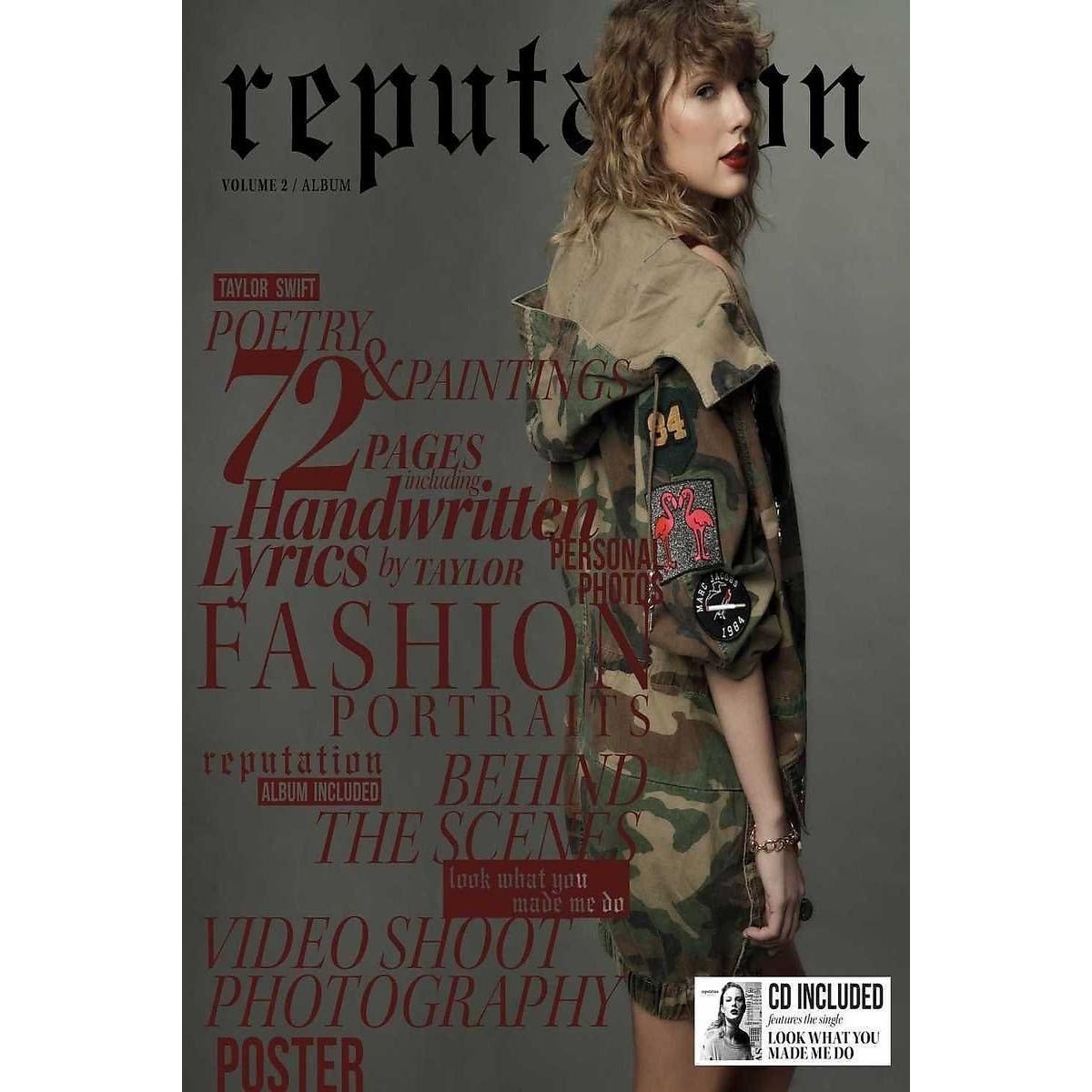 Cd + Revista Taylor Swift Reputation Volumen 2