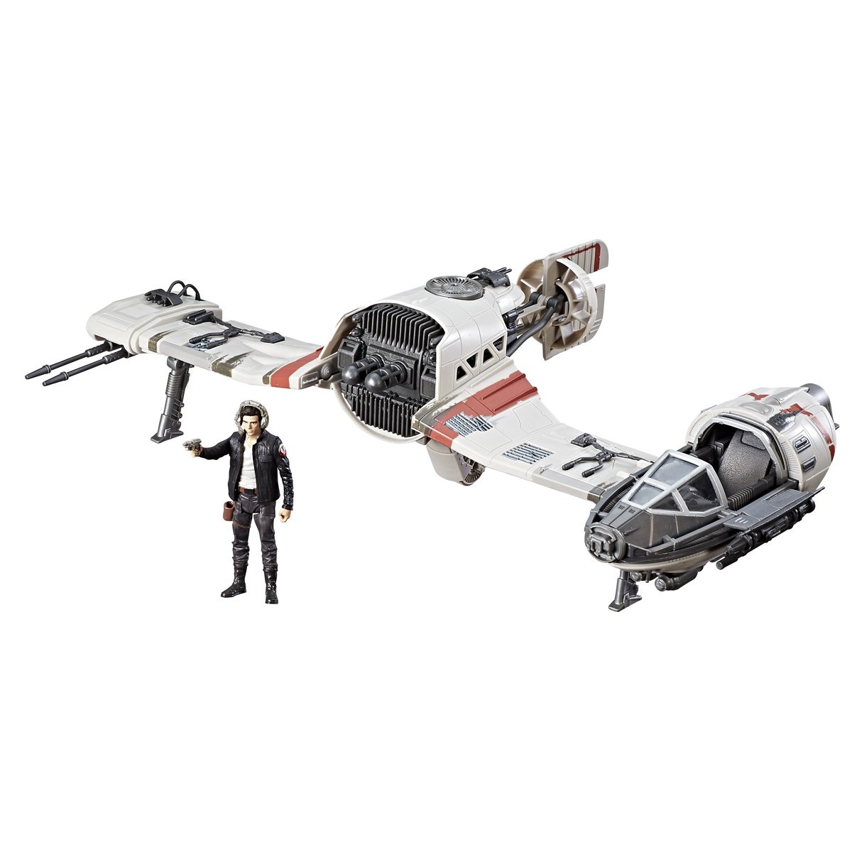 Star Wars - Force Link Resistance Ski Speeder y Capitan Poe Dameron