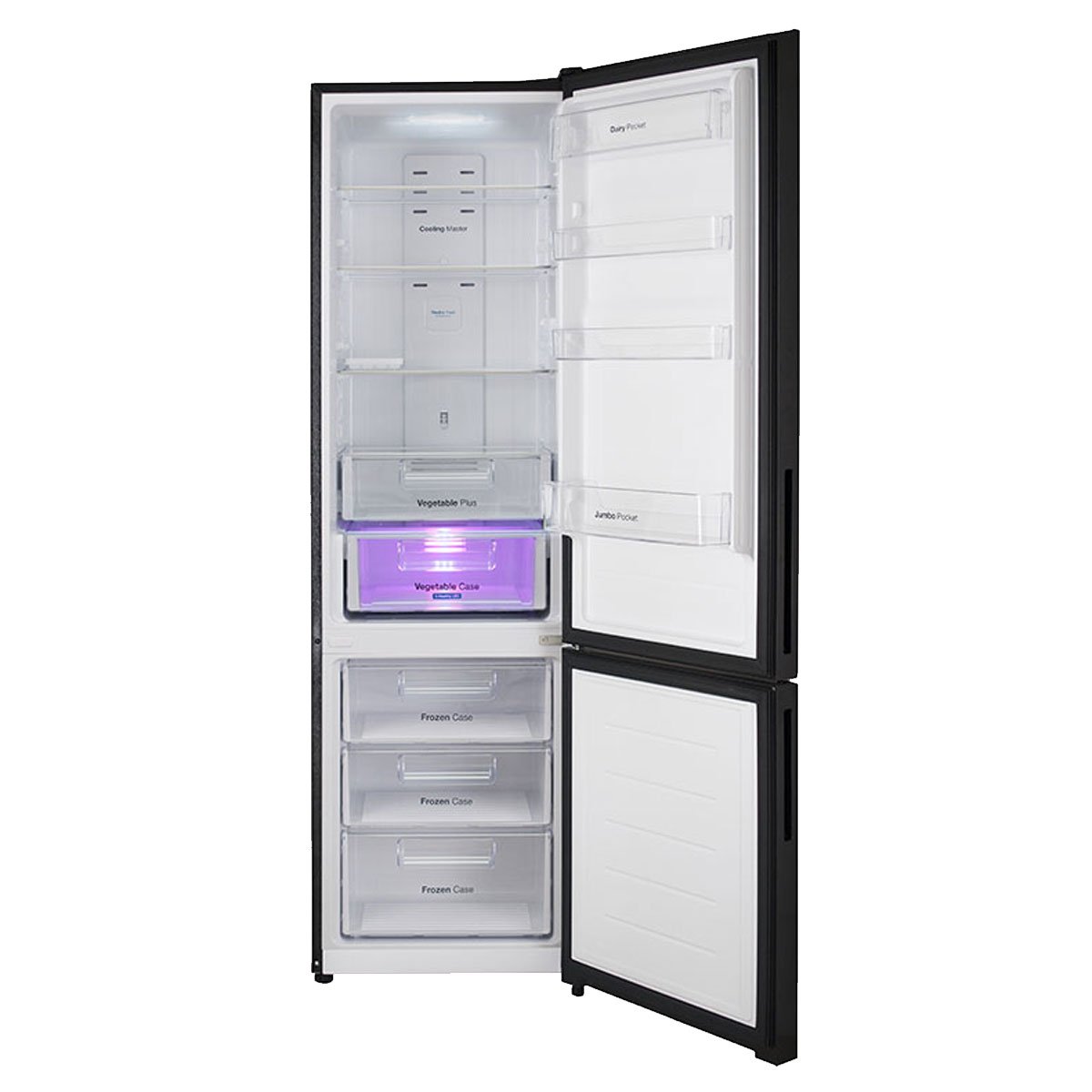 Refrigerador 13 P3 Negro Button Mount Daewoo