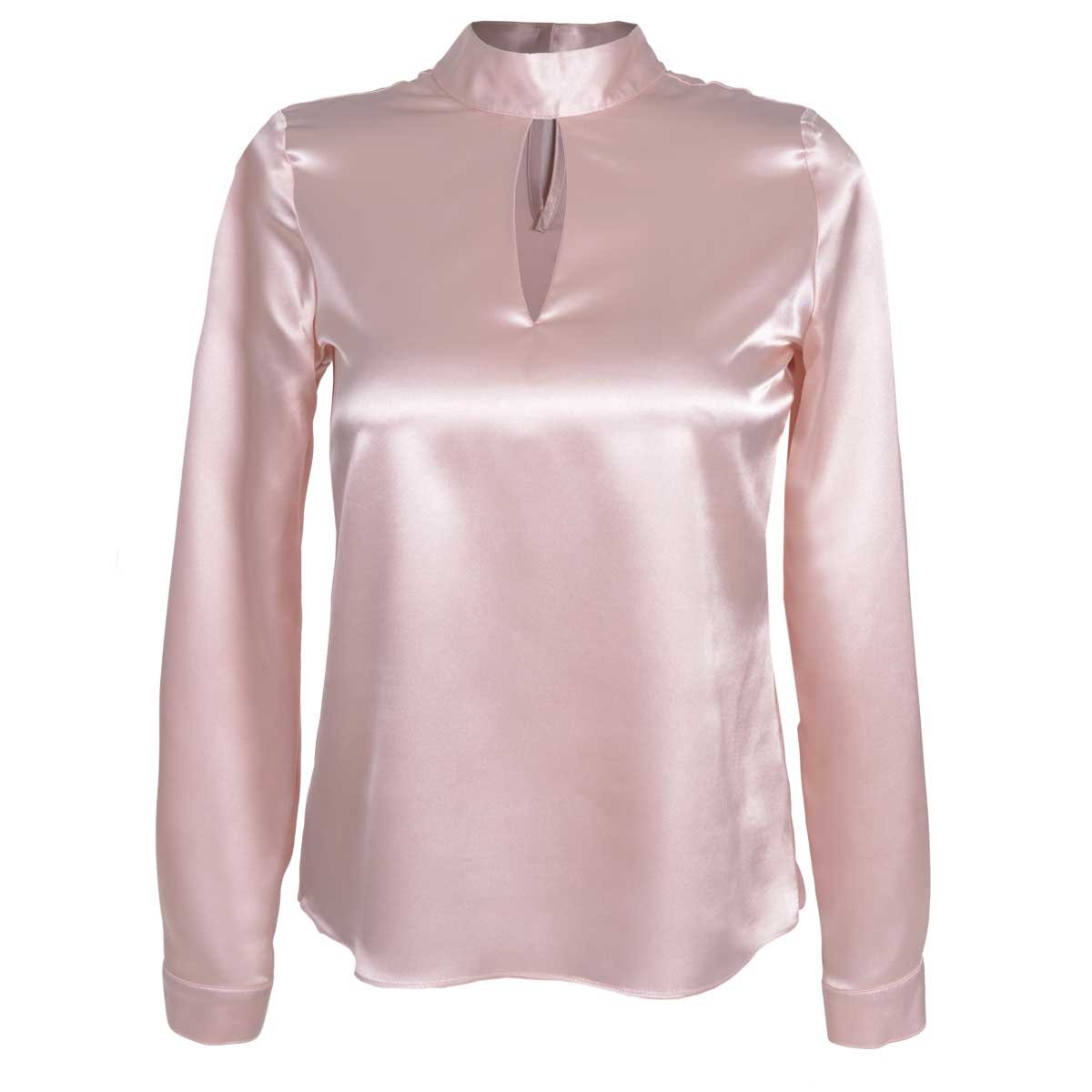 blusa de satin