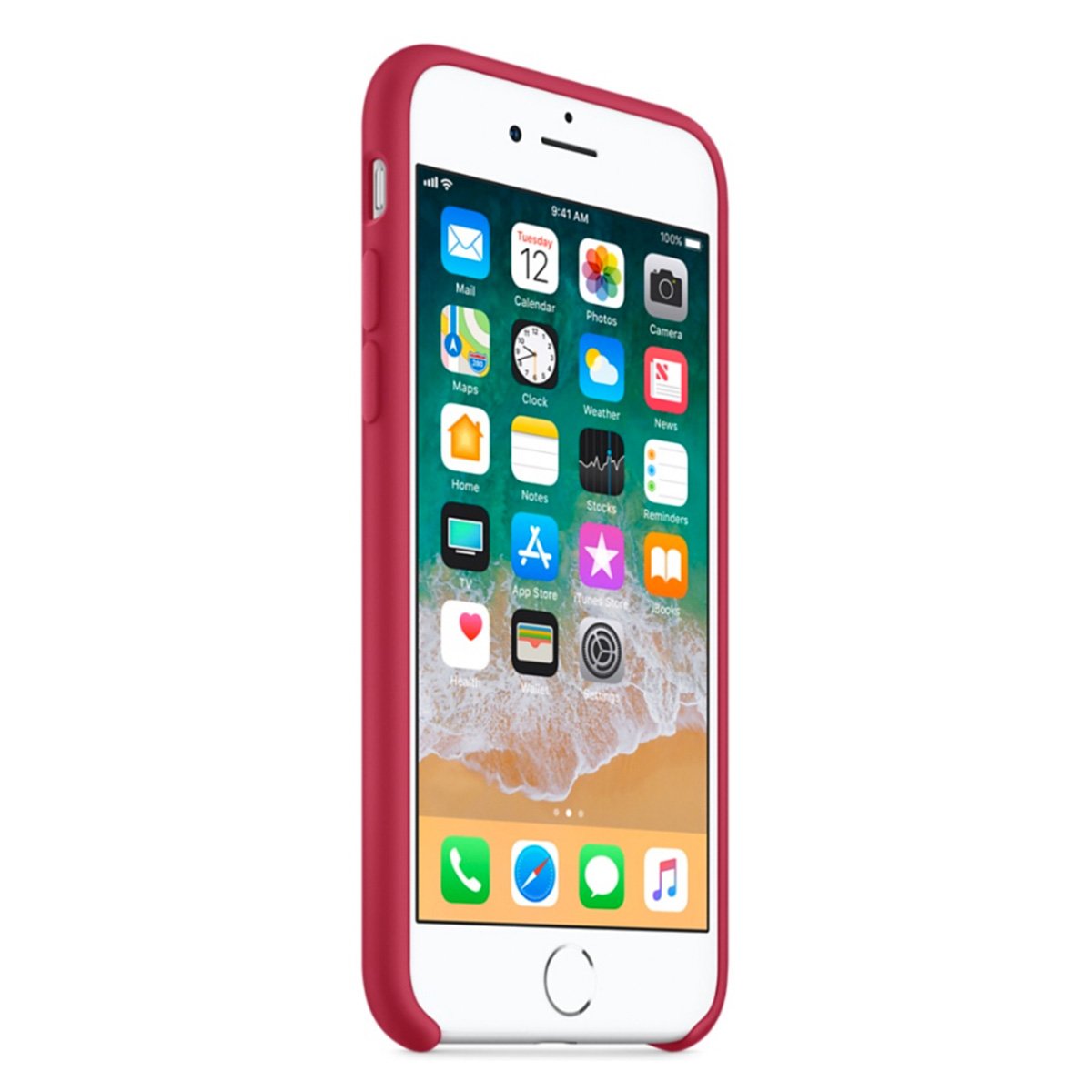 Funda Iphone 8-7 Silicon Mqgt2Zm/a Rose Red