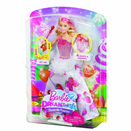 Barbie - Princesa Luces y Sonidos Villa Caramelo
