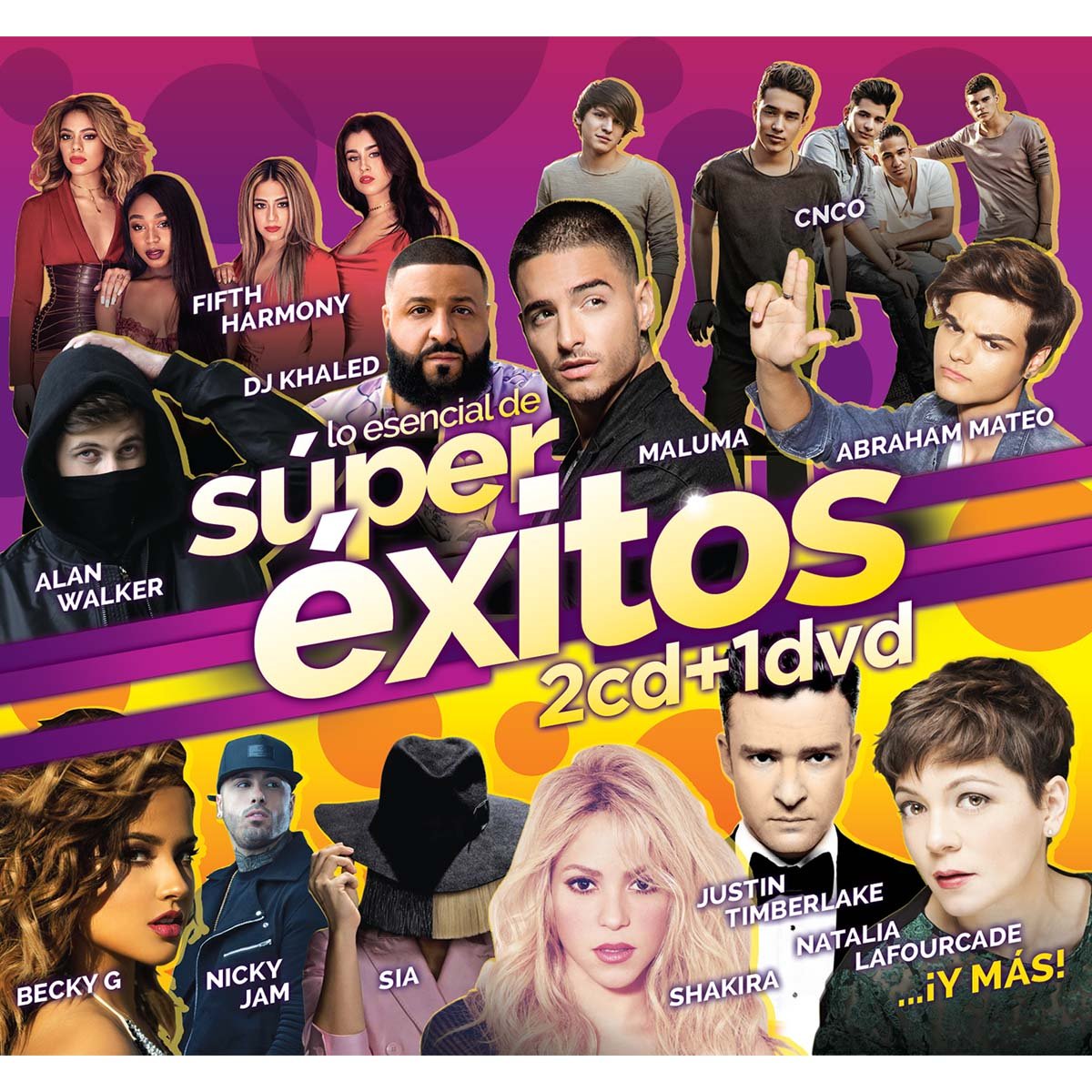 2 Cds + Dvd Artistas Varios lo Esencial de Super Éxitos