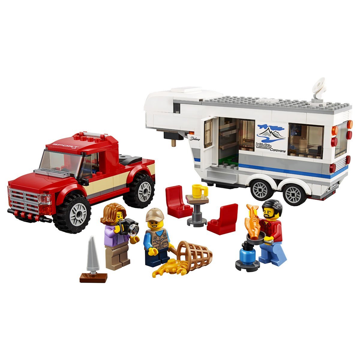 Camioneta Y Remolque Lego