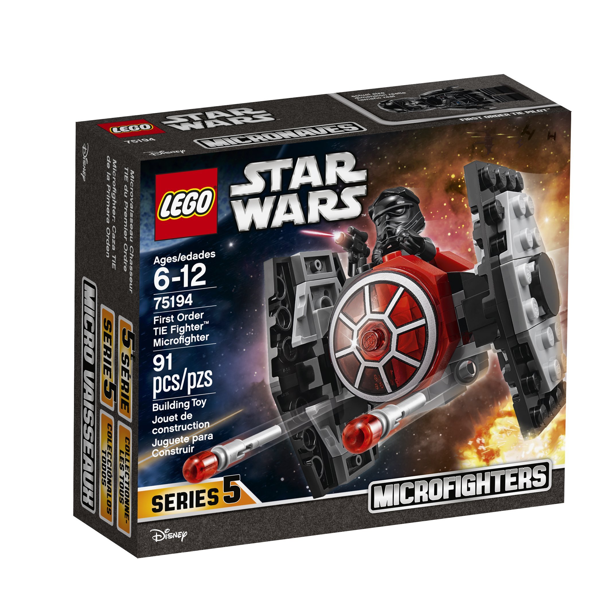 Microfighter Caza Tie de la Primera Orden Lego