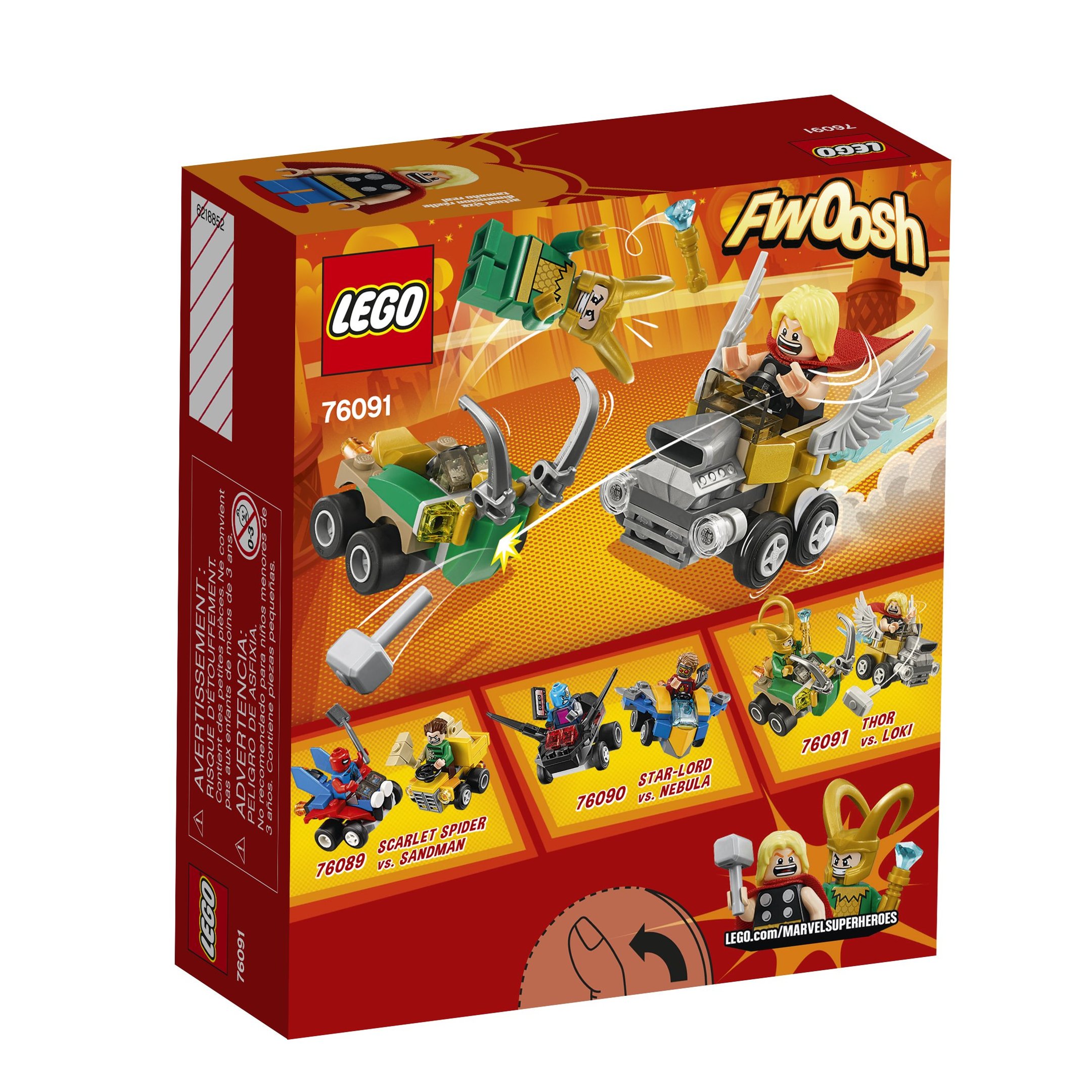 Mighty Micros Thor Vs Loki Lego