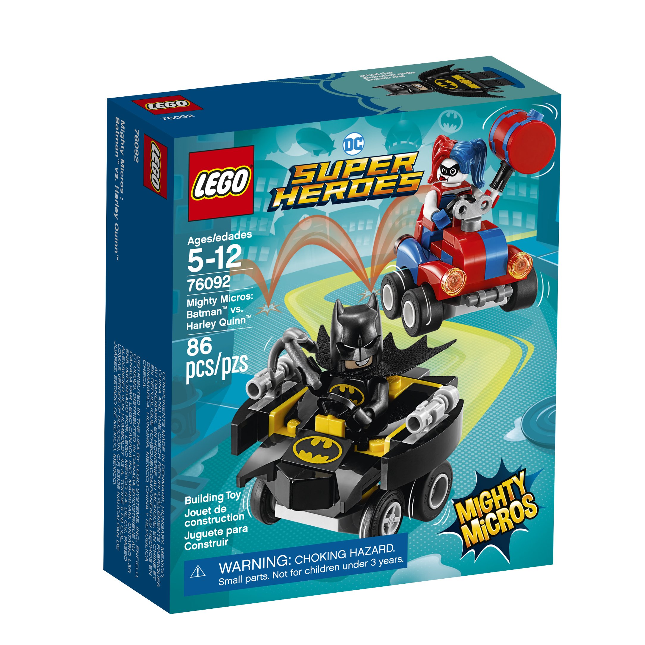 Mighty Micros Batman Vs Harley Quinn Lego