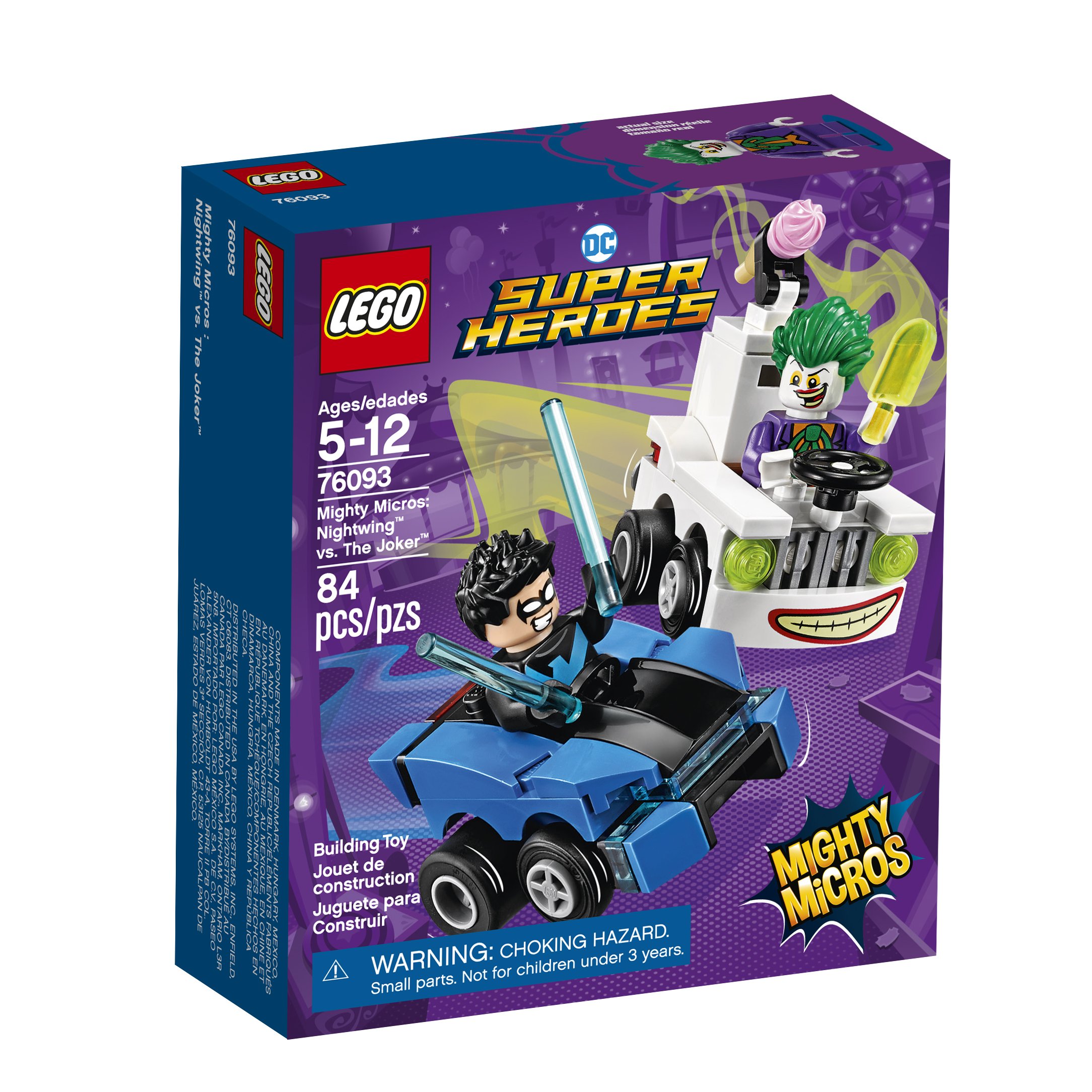 Mighty Micros Nightwing Vs The Joker Lego