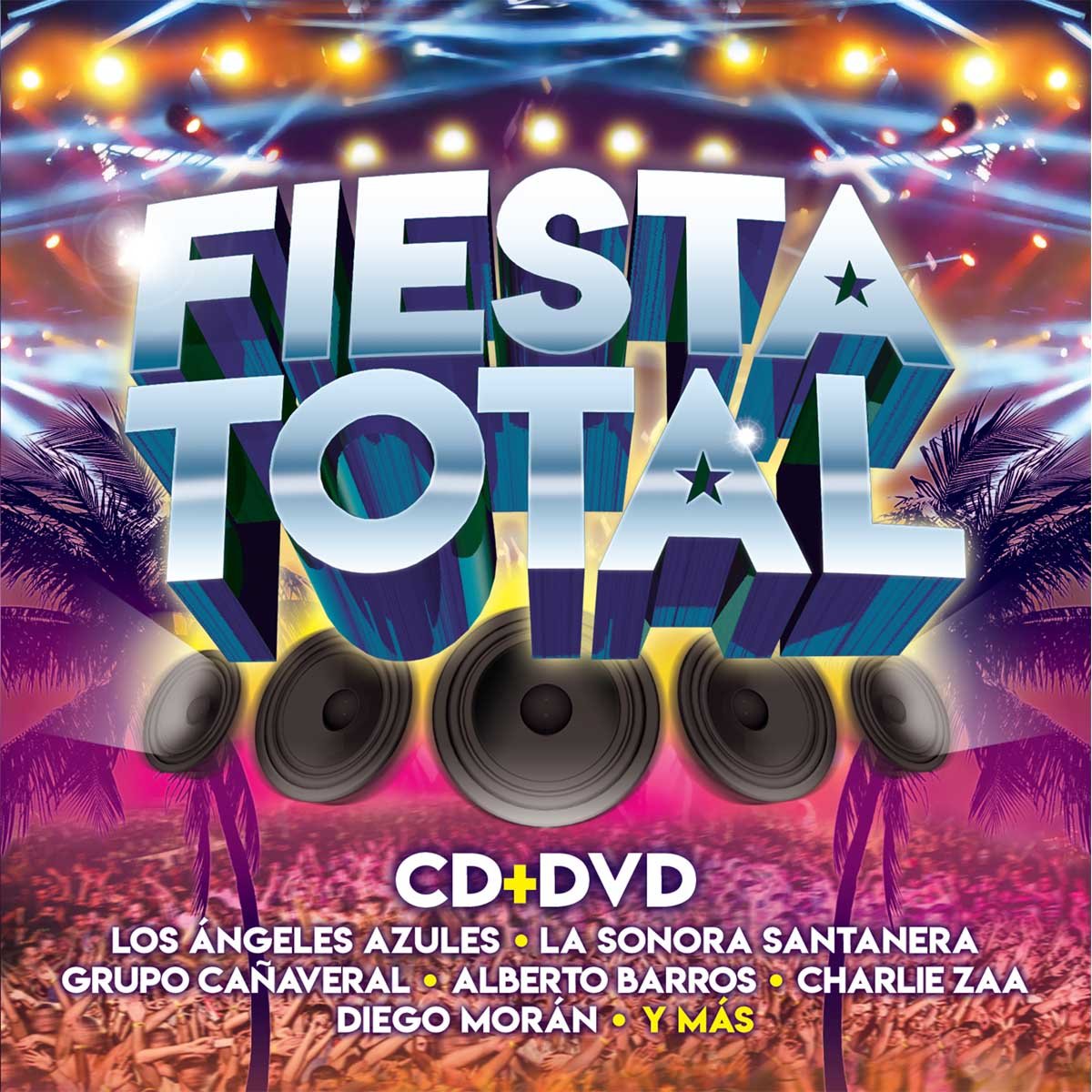 Cd + Dvd Fiesta Total Artistas Varios