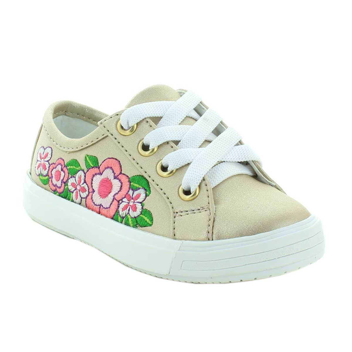 Tenis Mercy Bordado Flores 14-18 Chabelo 6650212C