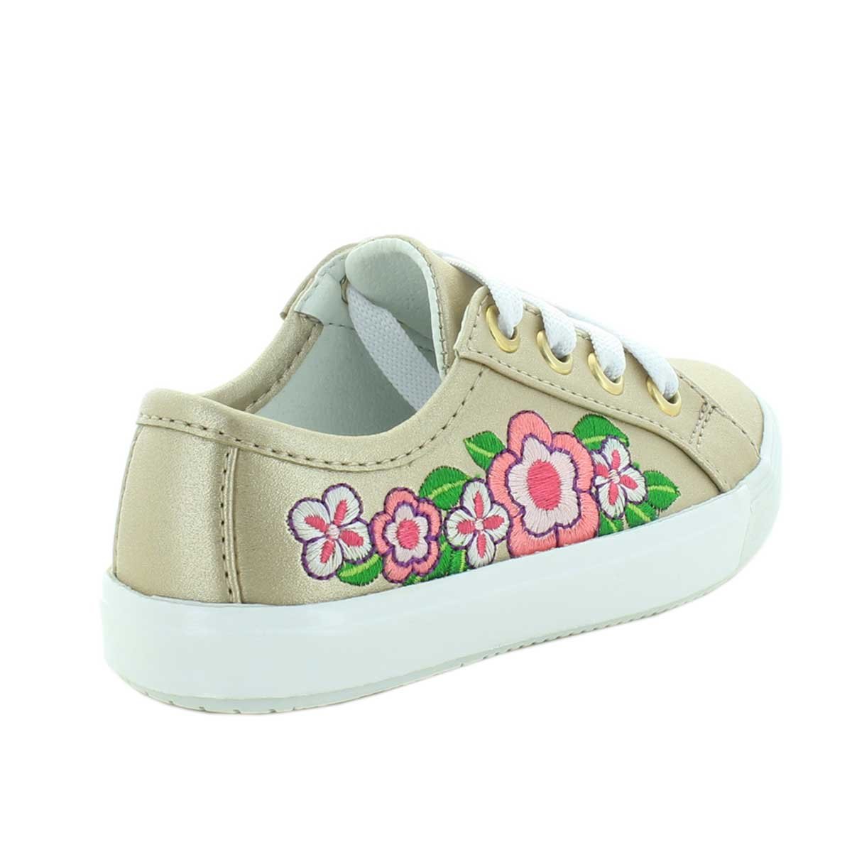 Tenis Mercy Bordado Flores 14-18 Chabelo 6650212C