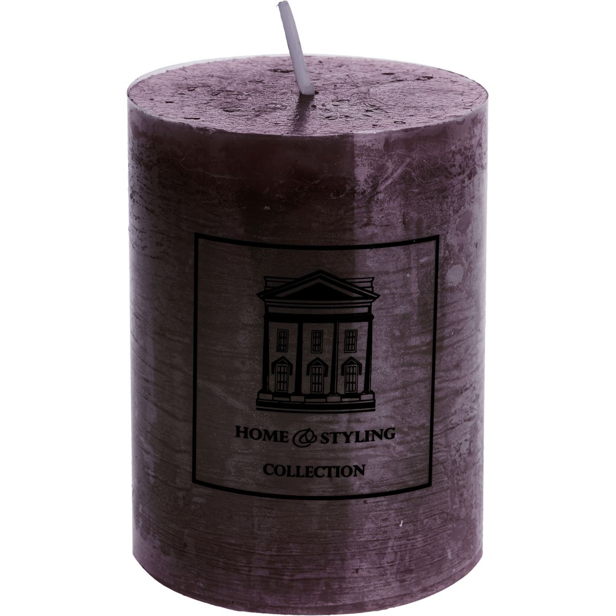 Pilar Vela con R&uacute;stico Acabado Oscuro Morado Color Koopman