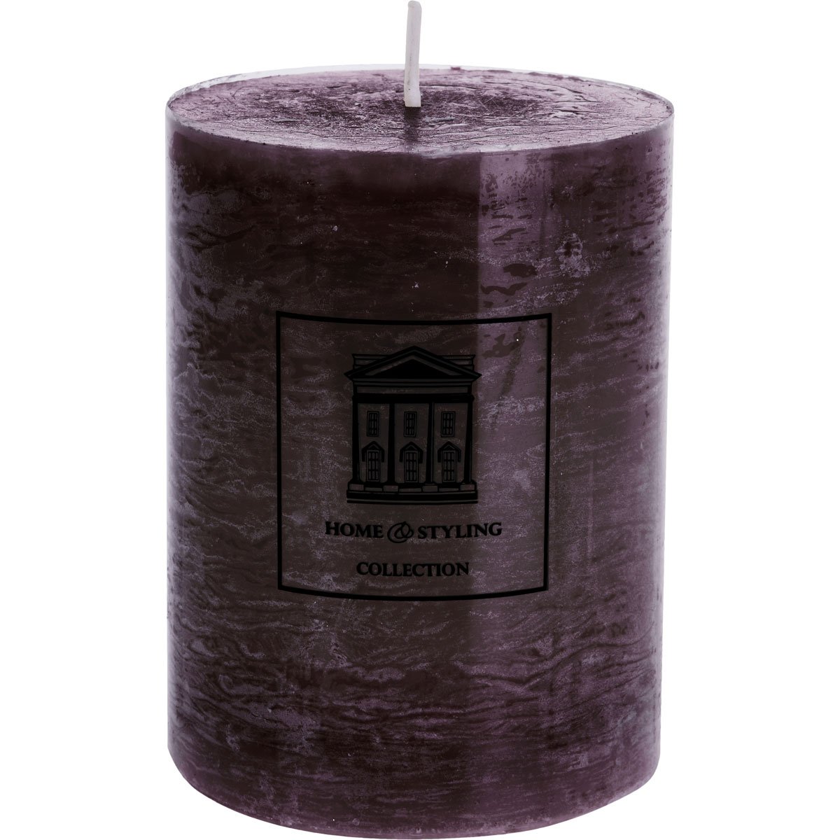Pilar Vela con R&uacute;stico Acabado Oscuro Morado Color Koopman