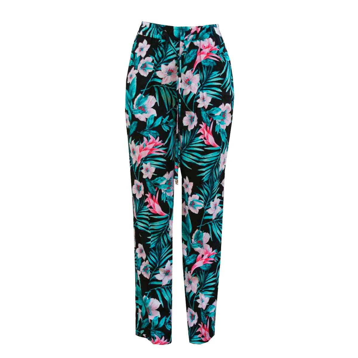 Pantal&oacute;n Estampado Flores Connie Klein