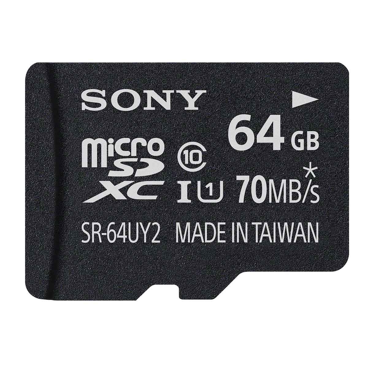 Memoria Micro Sd 64Gb Clase 10 70Mb S Sony Sr-64Uy2Atq
