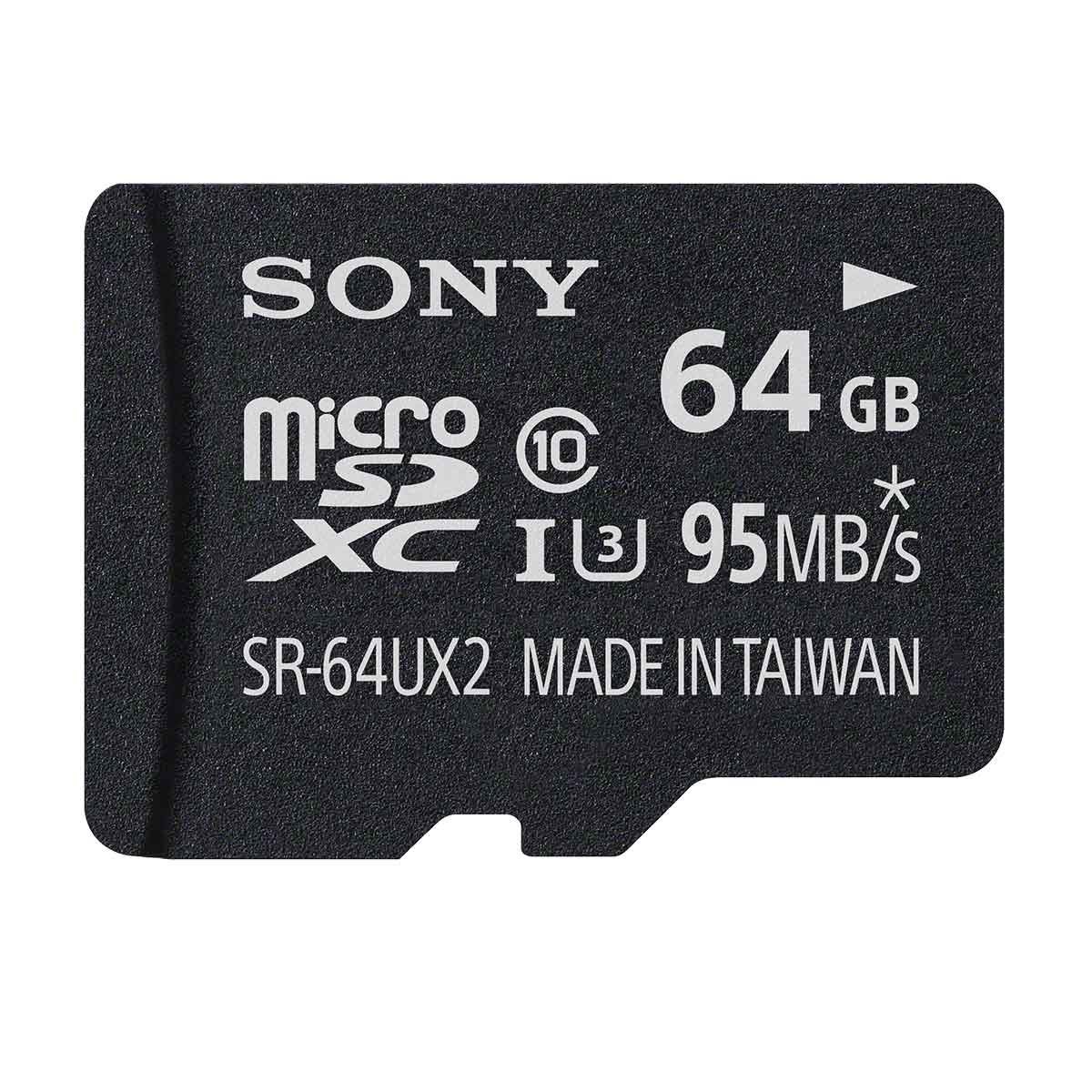 Memoria Micro Sd 64Gb 4K Clase 10 95Mb S y 70Mb S Sony Sr-64Ux2Atq1