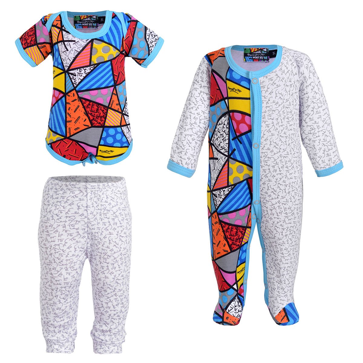 Set de 3 Pzas Bebo Romero Britto Baby