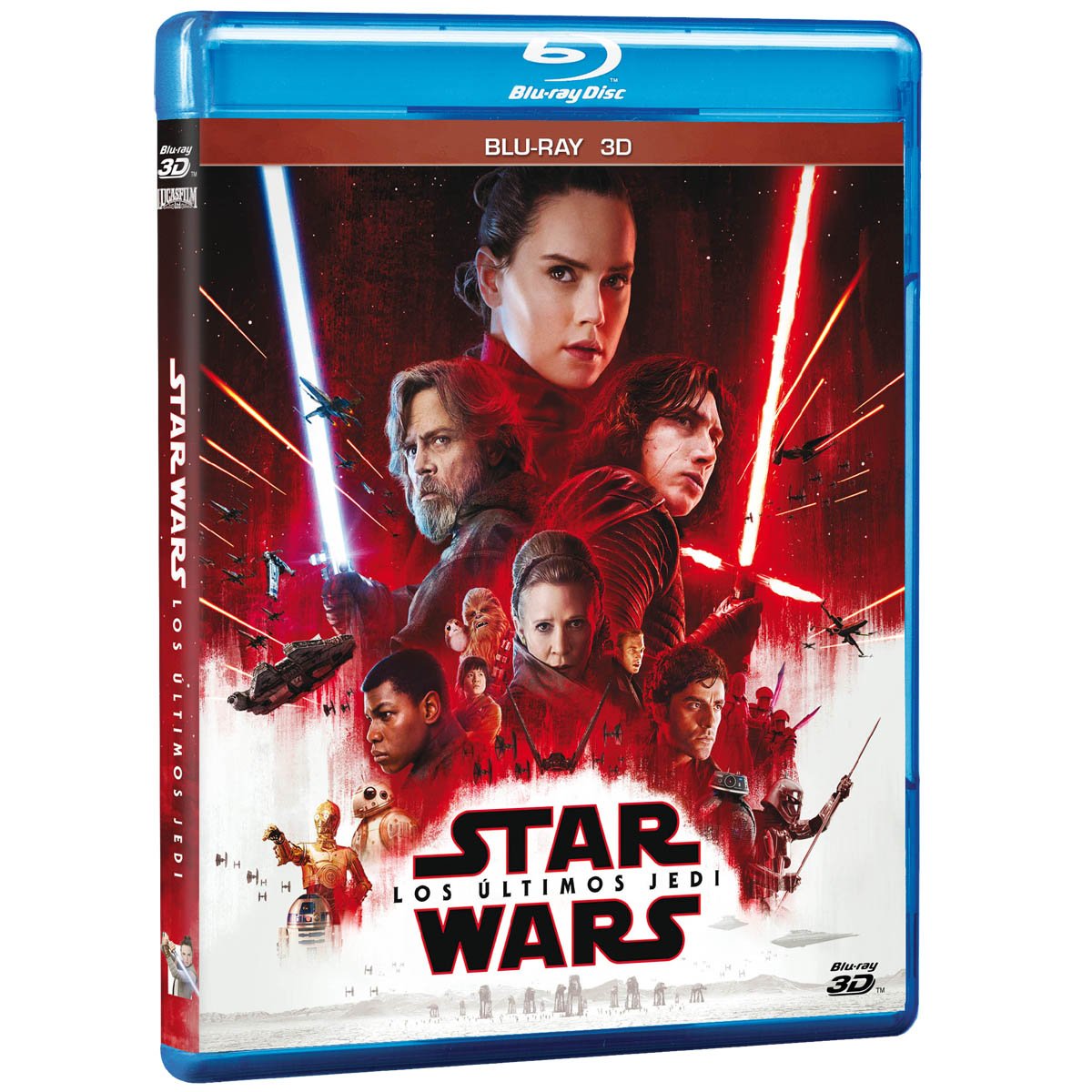 Blu Ray 3D Star Wars los &Uacute;ltimos Jedi