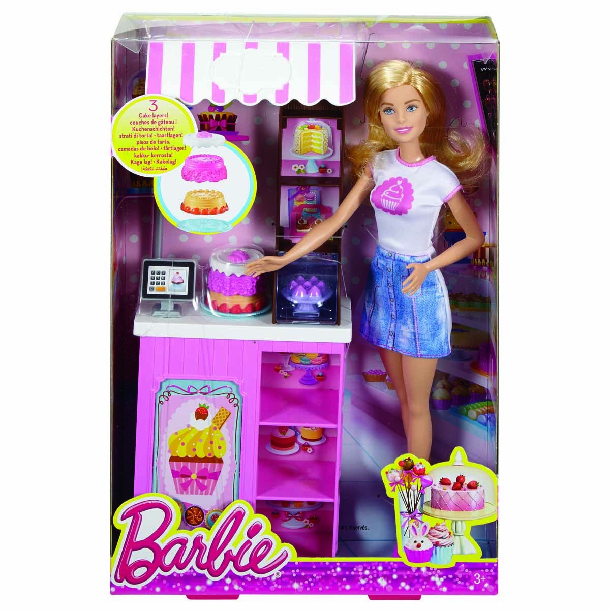 barbie pastelería