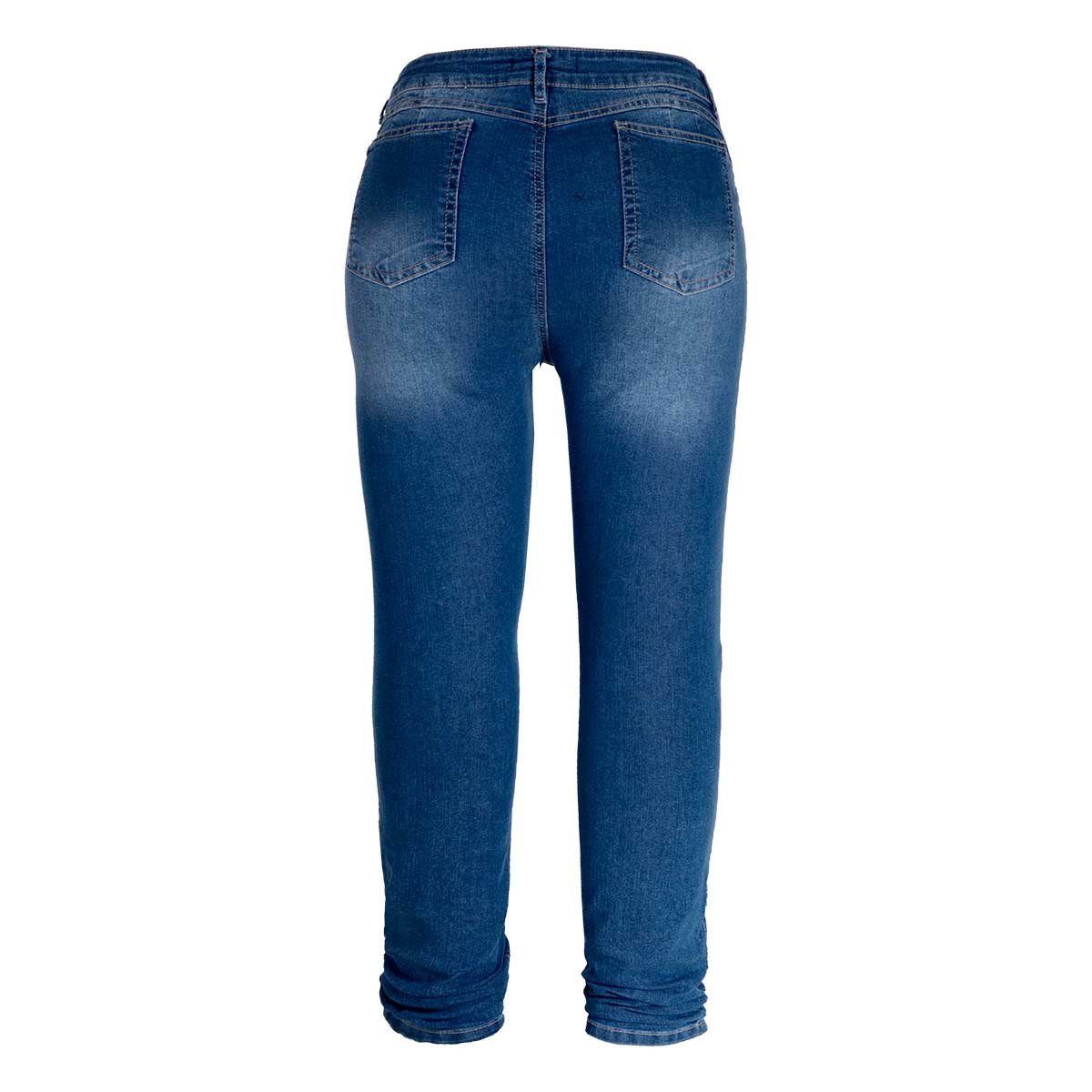 Jeans con Bordado Fukka Plus
