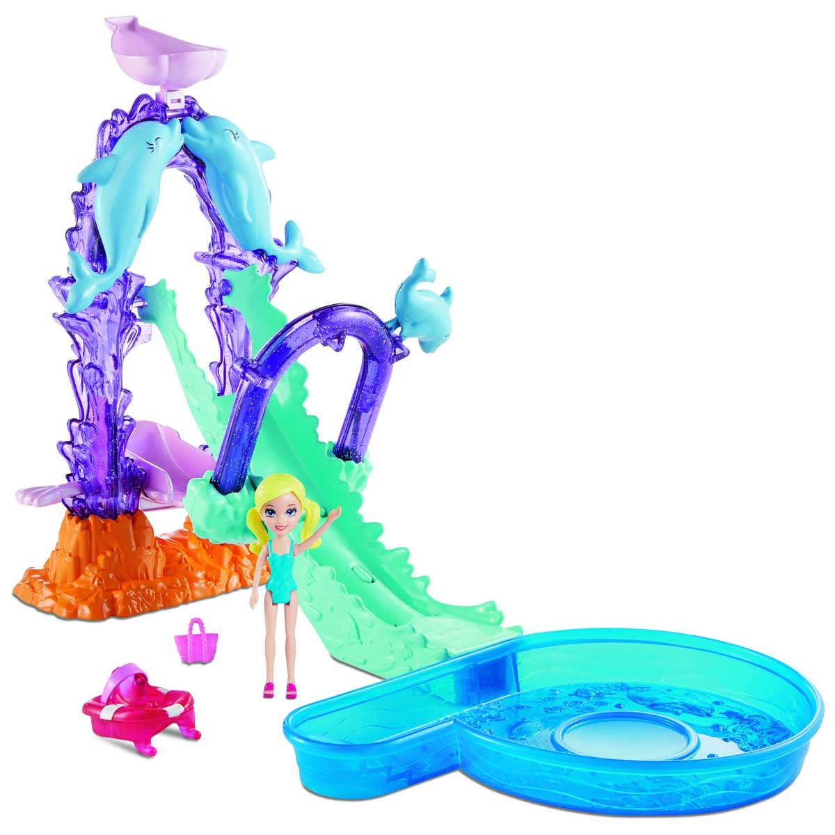 Polly Pocket Parque Acu&aacute;tico de Delfines Mattel