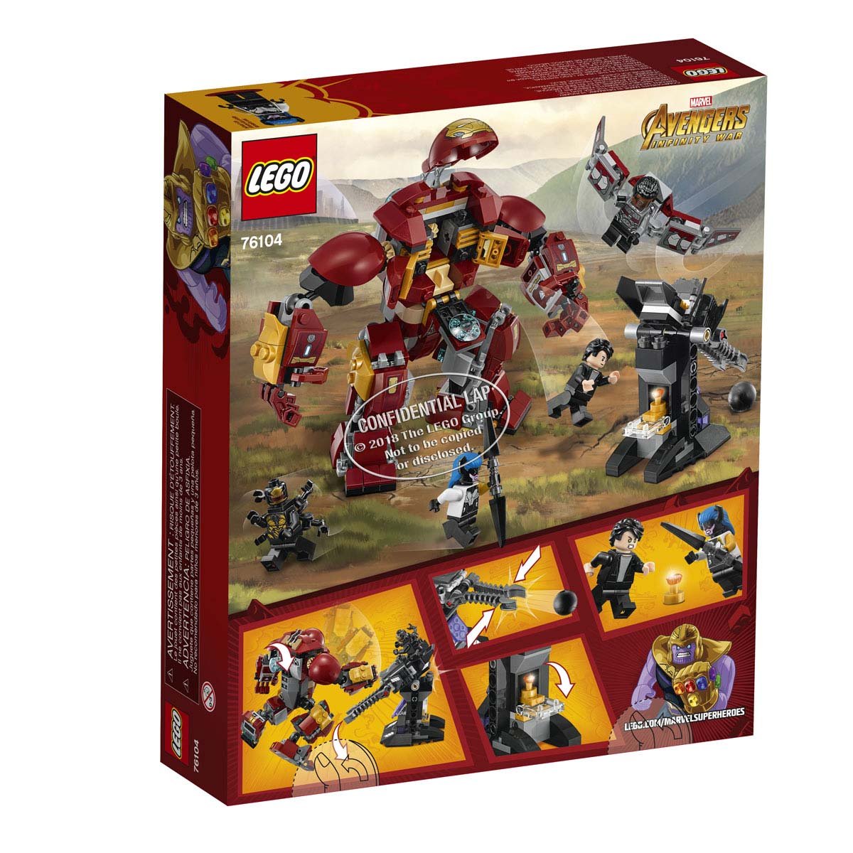 Incursión Demoledora Del Hulkbuster Lego