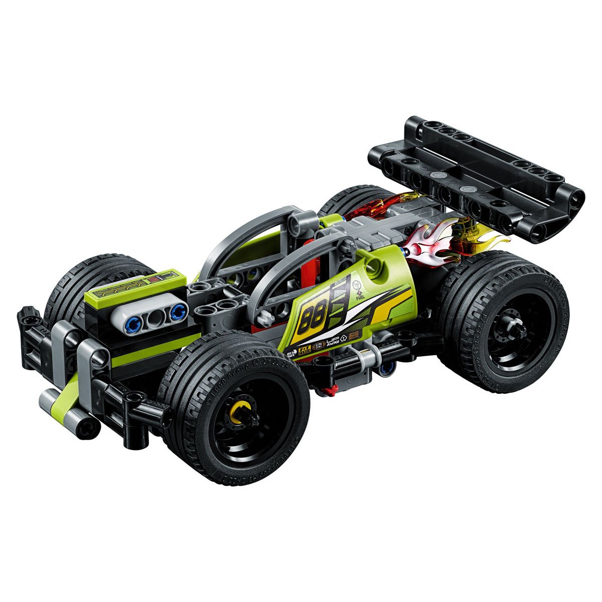 Auto de Carreras Impact With Crash Lego