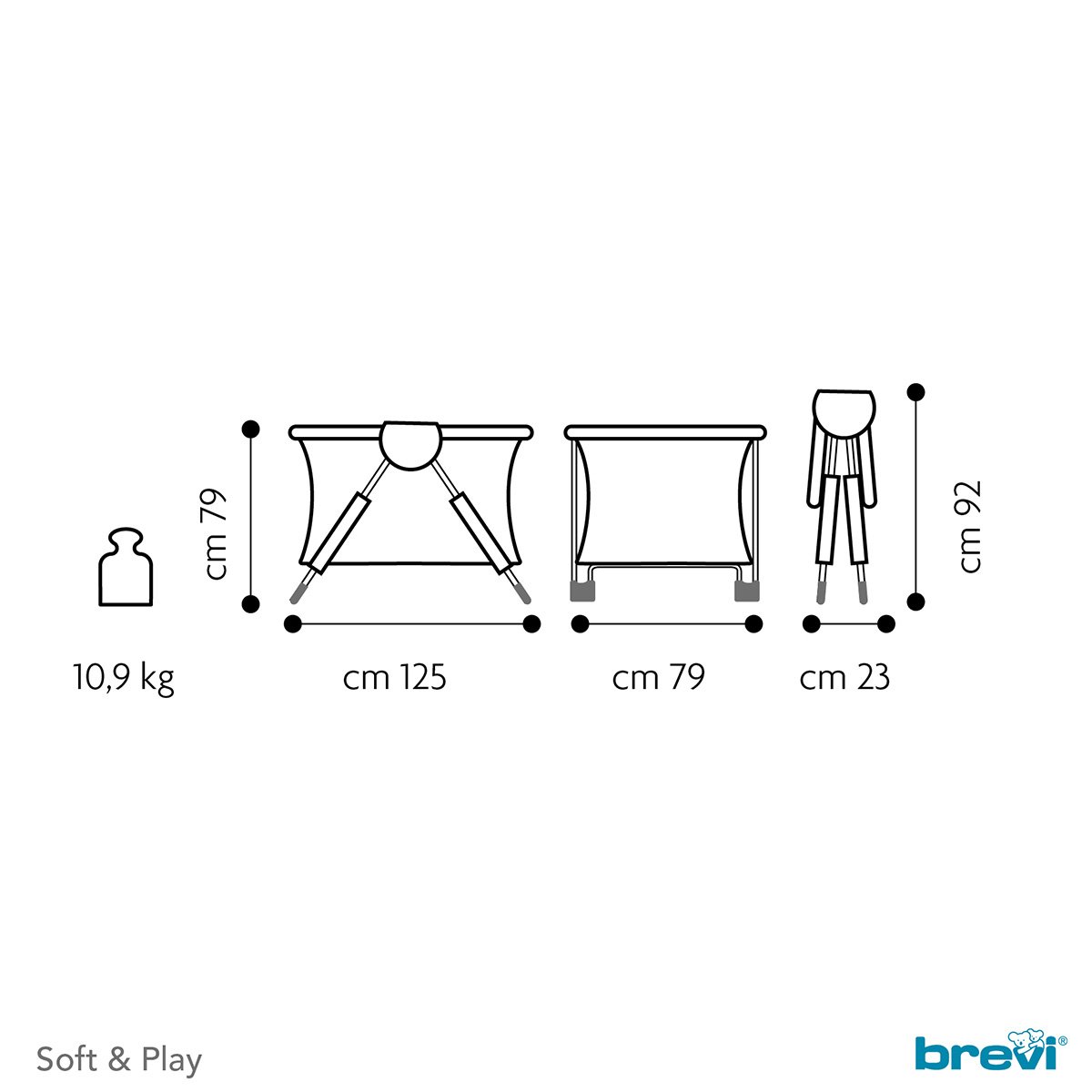 Corral Soft & Play Sweet Life Brevi
