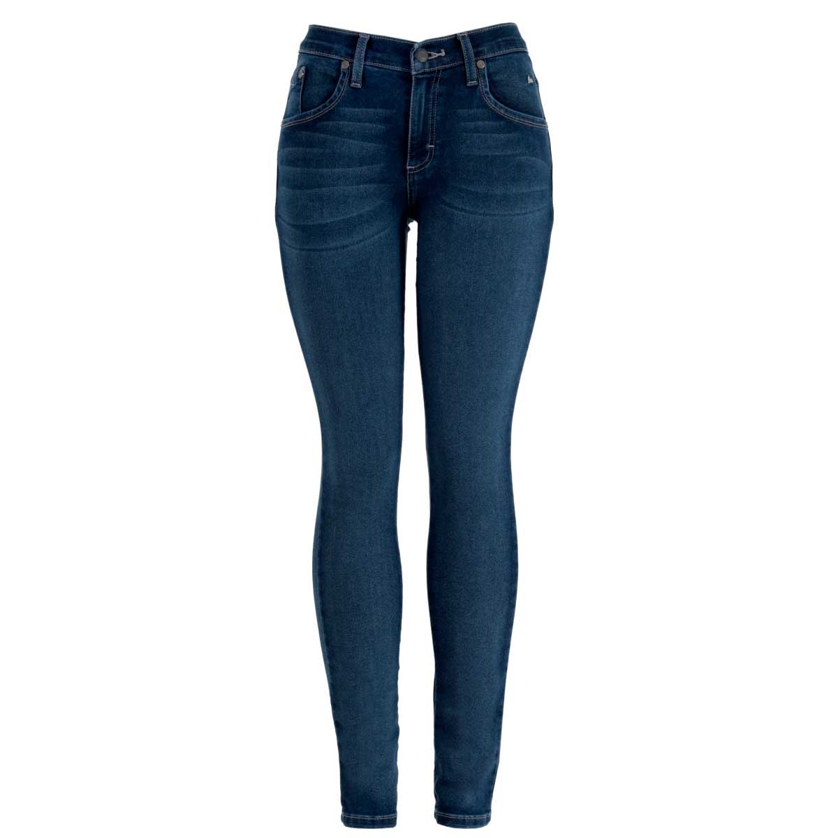 Jean Femme Lee Skinny – Délavé Foncé, Taille 27, Coupe Basse