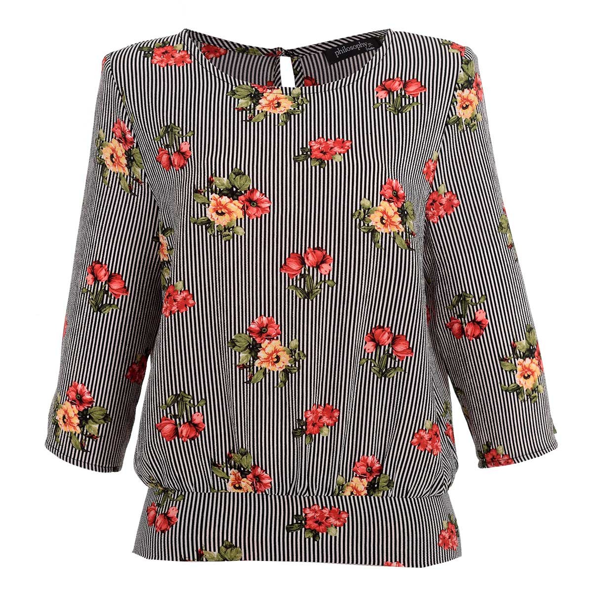 Blusa Estampada de Flores Philosophy Jr