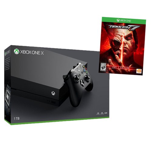 Paquete:  Consola Xbox One X 1Tb + Xbox One Tekken 7 - Day 1 Edition