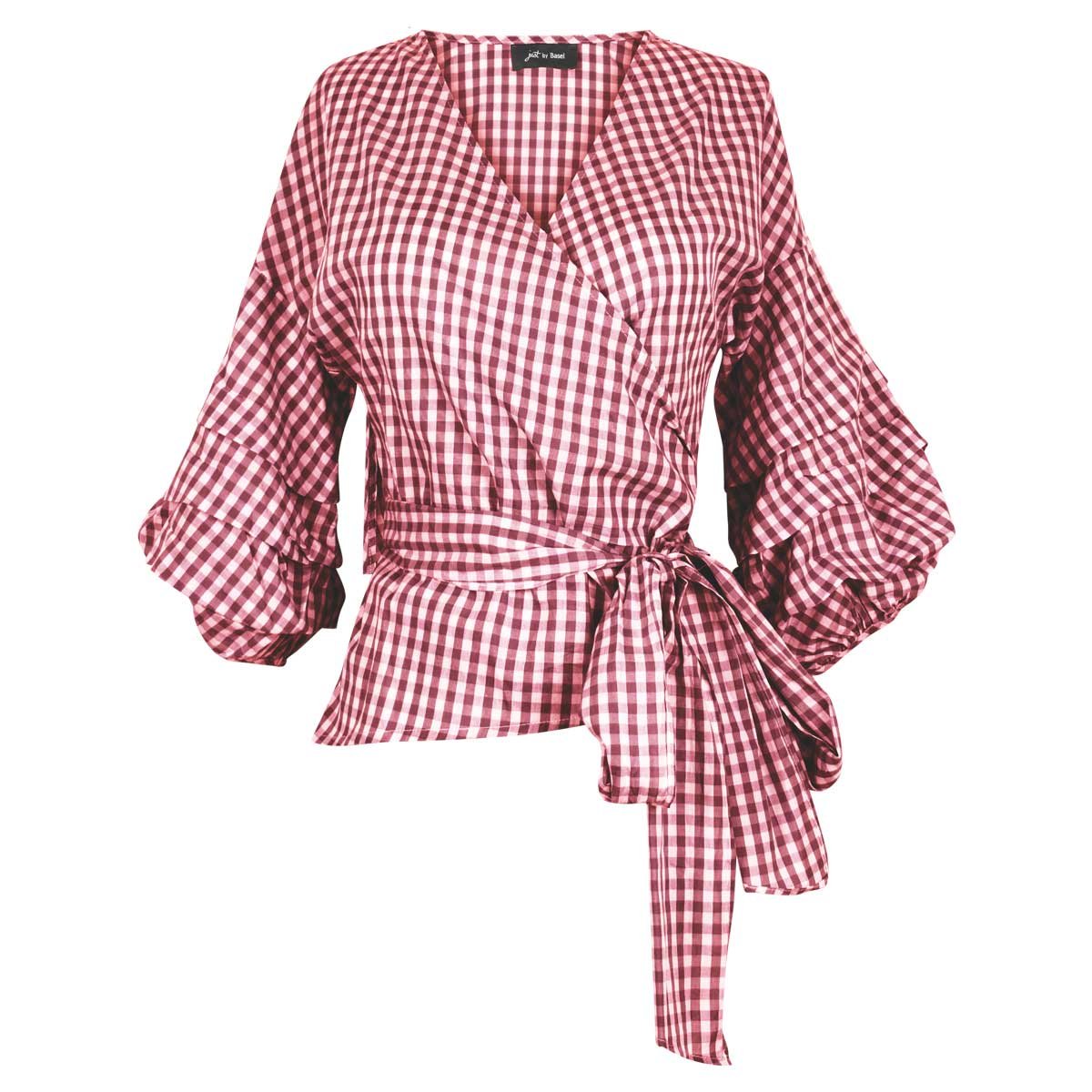 Blusa con Cinturón de Moño Just By Basel