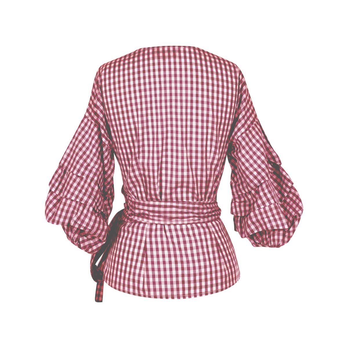 Blusa con Cinturón de Moño Just By Basel