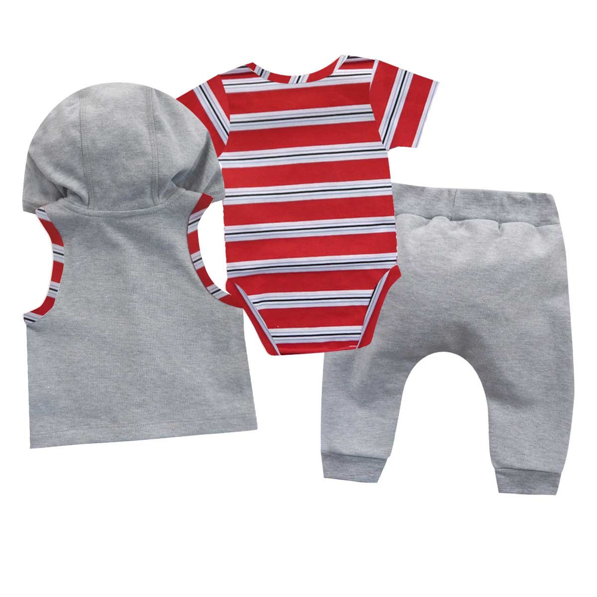 Conjunto Chaleco, Body y Jogging Mondo Bambino