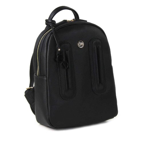 Bolso Negro Tipo Backpack Cloe