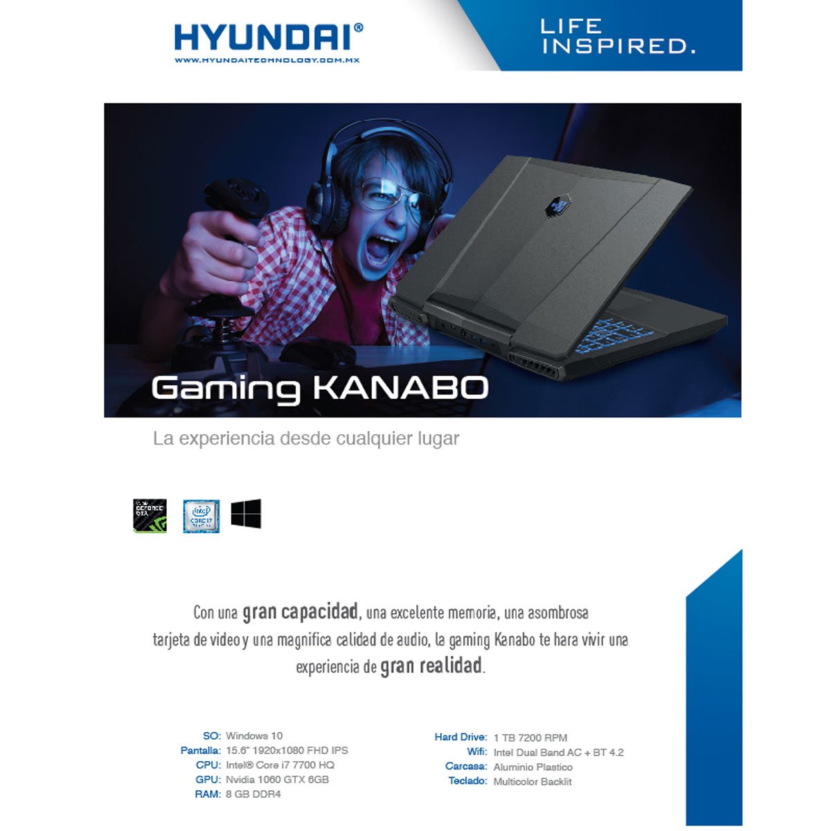 Laptop Gamer Hyundai Kanabo
