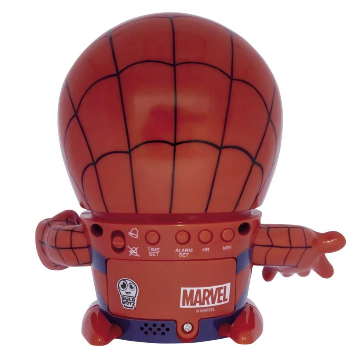 Despertador Infantil Bulb Botz Marvel Spider-Man 5.5&quot; Tall