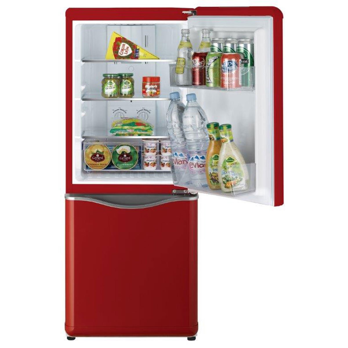 Refrigerador Combi Rojo 5P3 Tipo French Door