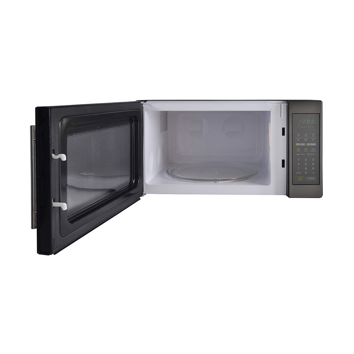 Horno de Microondas Daewoo 1.6 Pies Inox Dise&ntilde;o Floral