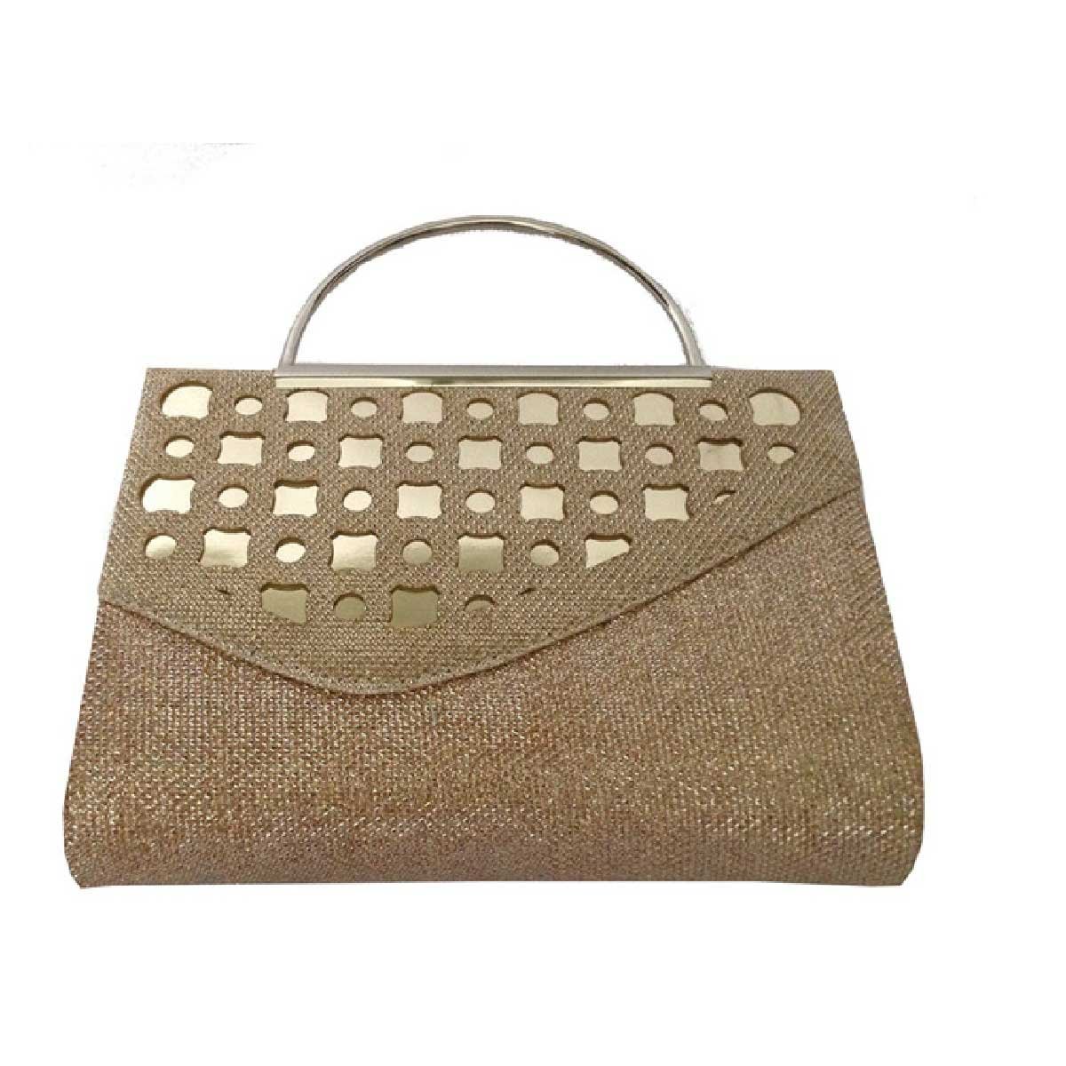 Bolso de Fiesta Oro Topani