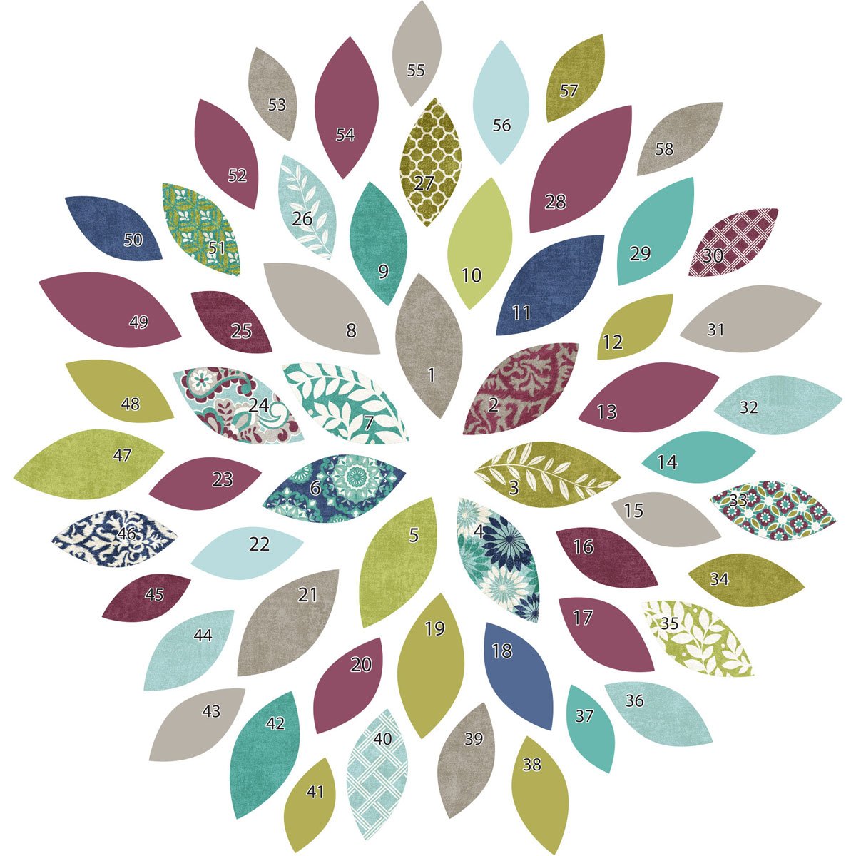 Stiker Decorativo Mandala Brewster