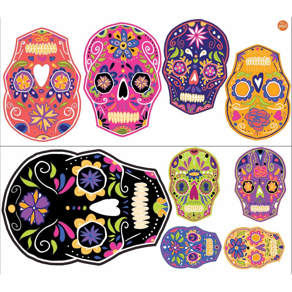 Stiker Decorativo Calaveras Brewster