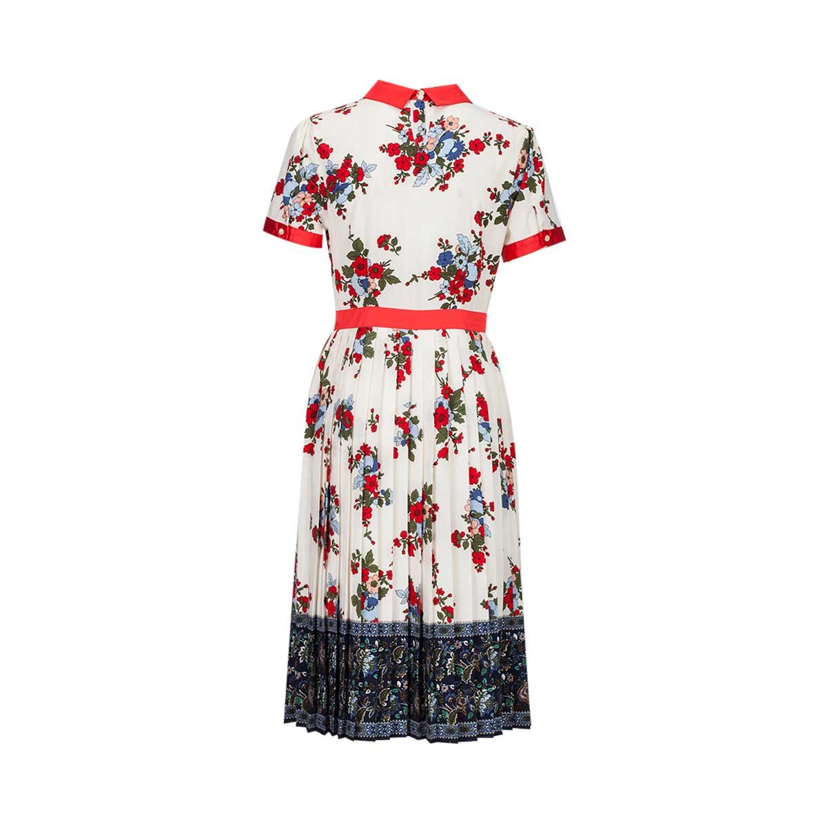 Vestido de Flores con Vivos C2C