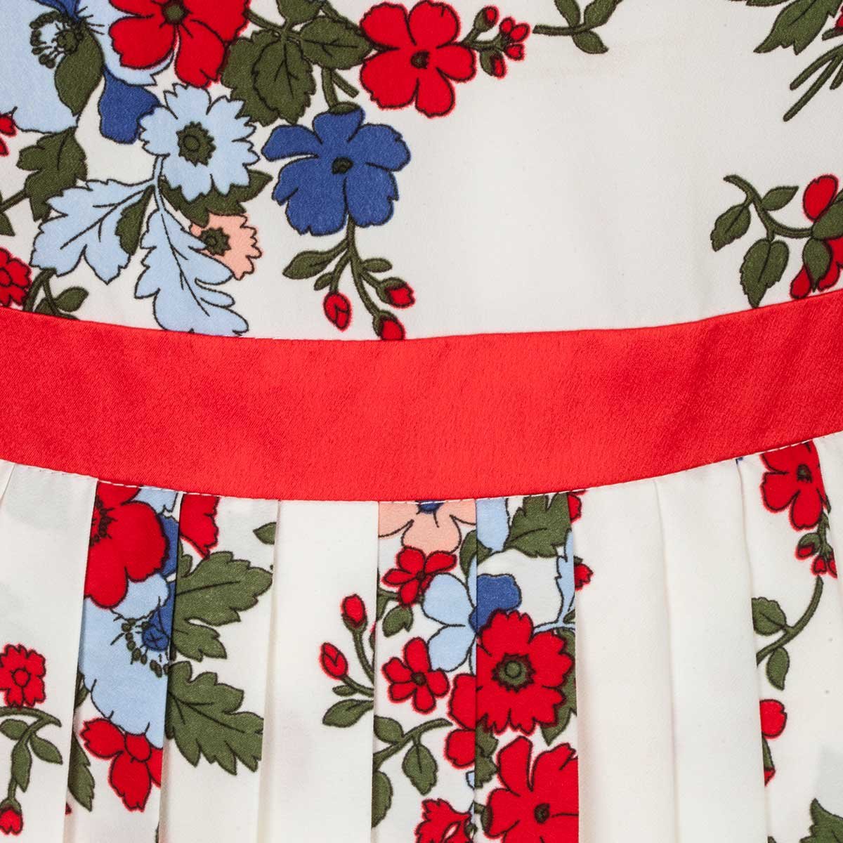 Vestido de Flores con Vivos C2C