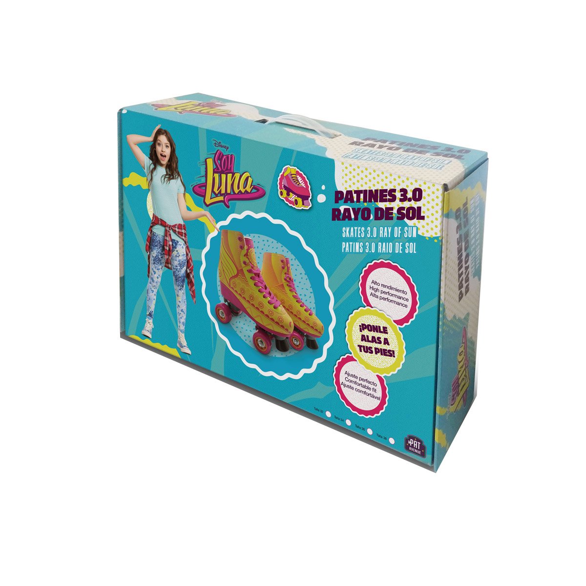 Soy Luna Patines 3.0 Rayo de Sol Talla 38