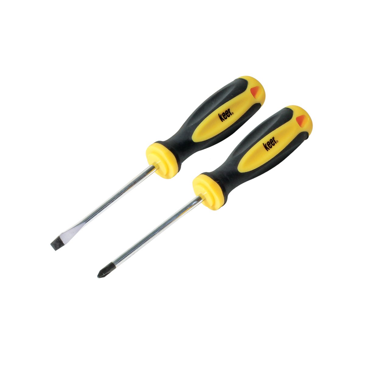 Santul 6672 Juego de 2 Desarmadores, Mango Bimaterial Cabinet 1/4" X 4"