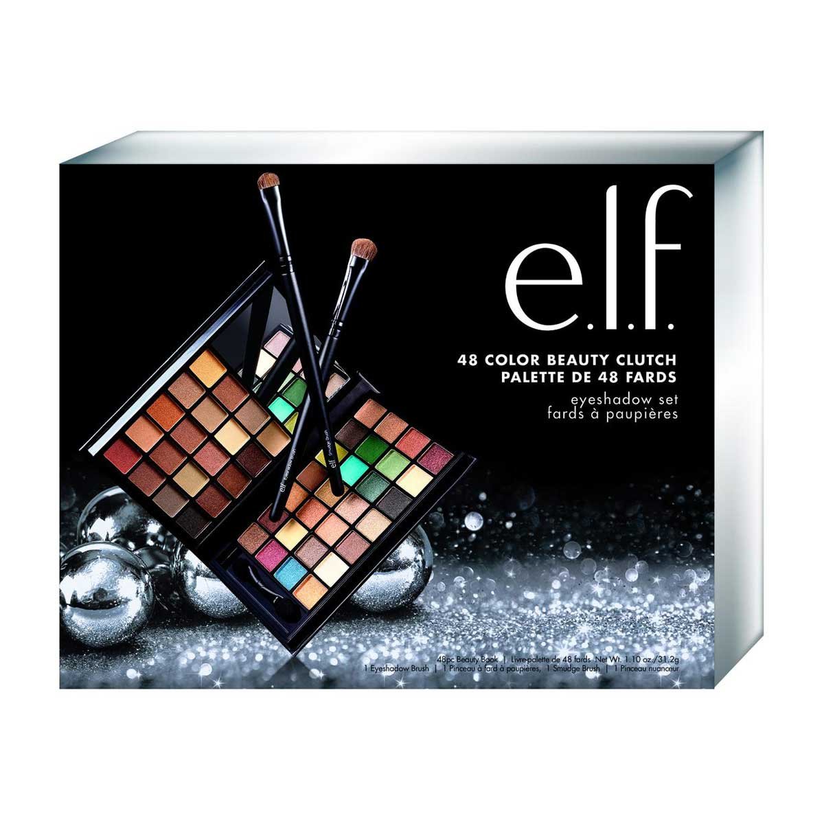 Estuche 48 Pc Little Black Beauty Book + 2 Brushes Elf