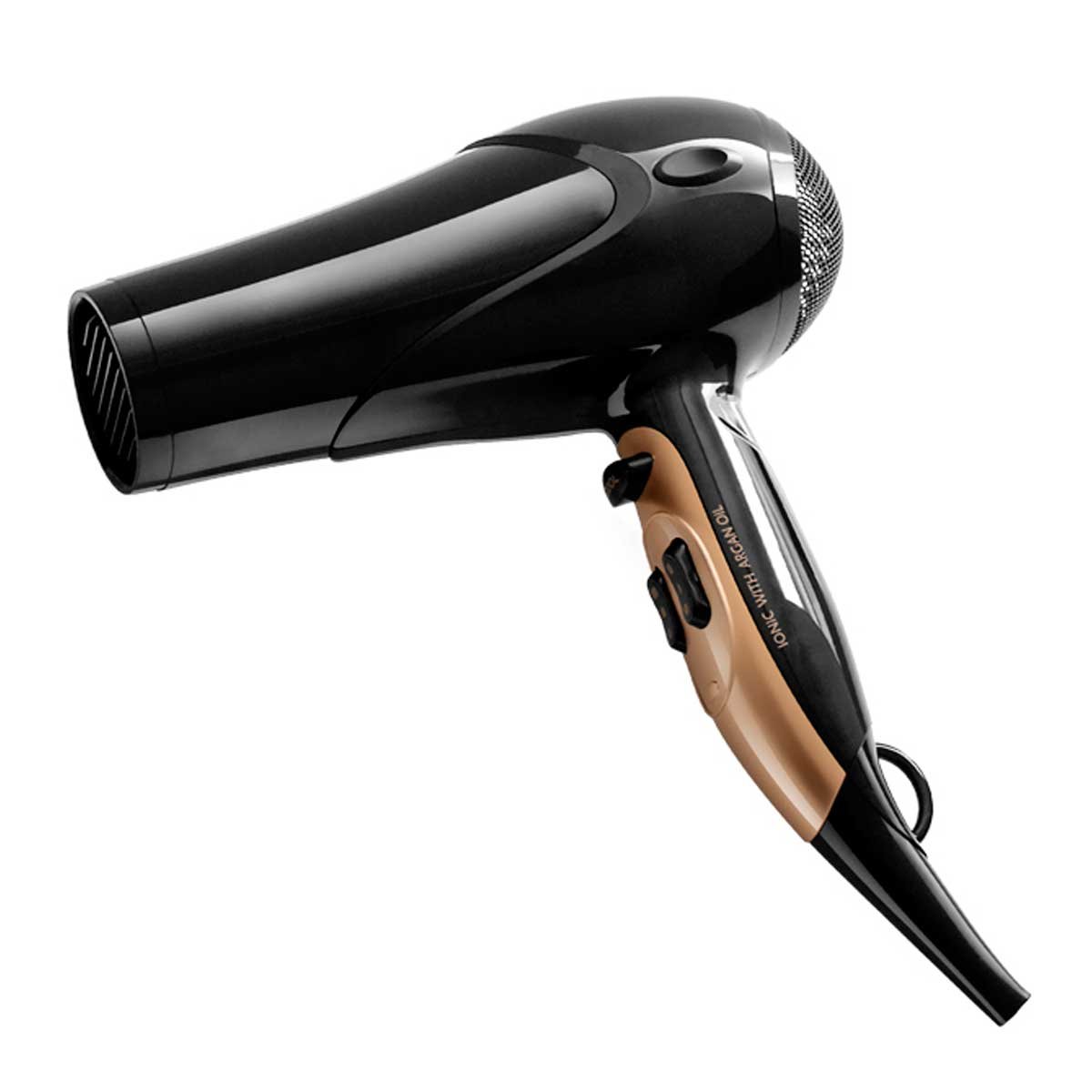 Secadora Negra Combo Cepillo Y Cosmetiquera Conair