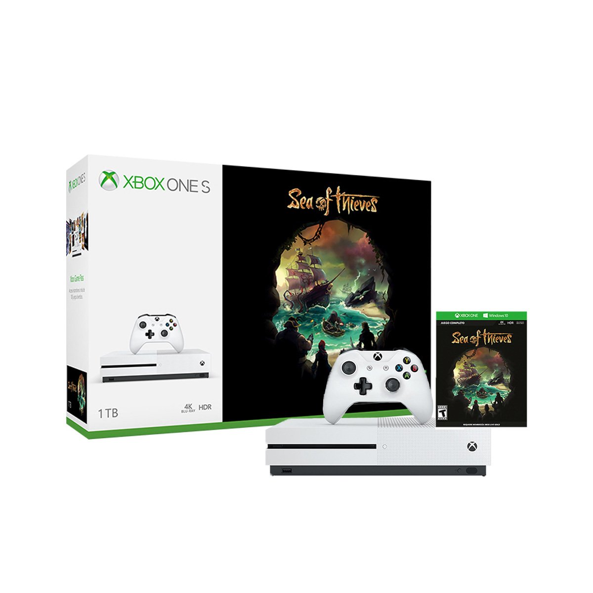 Consola Xbox One S 1Tb + Xbox One Sea Of Thieves